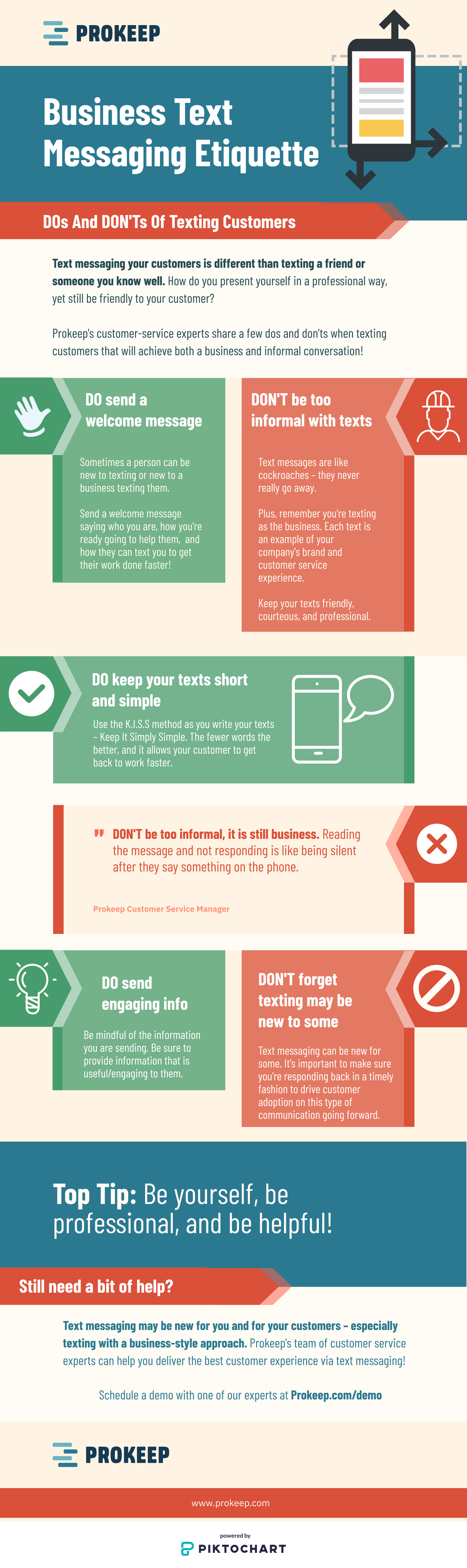 Text Messaging Etiquette Infographic
